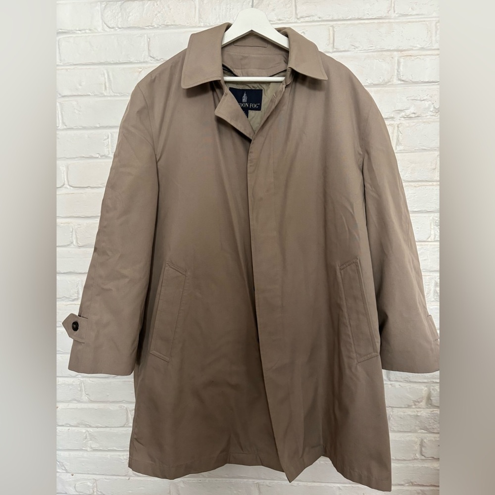 London Fog Men's Brown Trench Coat